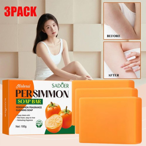 3pcs persimmon soap bar for - 3pcs,