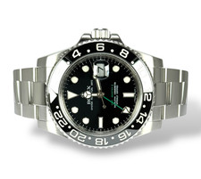 ROLEX GMT Master II - 2010- Black Dial - 116710LN - Box & Papers - Oyster