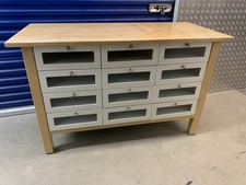 IKEA Varde Solid Beech Top Freestanding Kitchen Apothecary Chest Of Drawers Unit