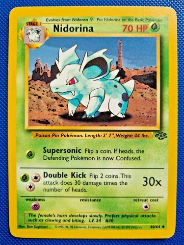 Jungle pokemon card singles - jungle,