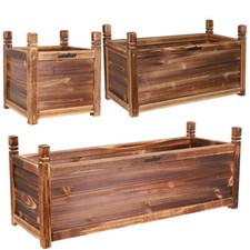 Rustic raised garden bed - rustic,