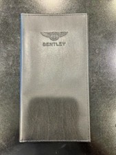 Bentley Manual Handbook Leather Wallet Passport holder gt gtc flying spur