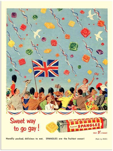 Metal sign 1661 spangles sweet - 1661,
