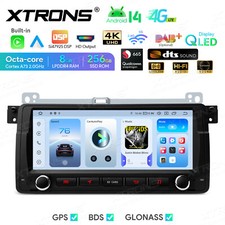 8.8" QLED Android 14 Car Stereo GPS Radio 8-Core 8+256GB WiFi 4G for BMW E46 M3