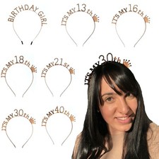 13-80 ROSE GOLD BIRTHDAY TIARA