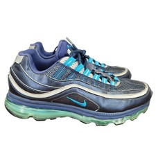 Nike Air max 24/7 Running Shoes Mens 9 Blue Silver Sneakers Trainers 397252-400