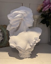 Small Plaster Bust of a Woman’s Head & Shoulders