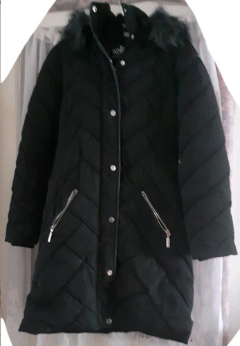 Wallis puffer coat - puffer, black
