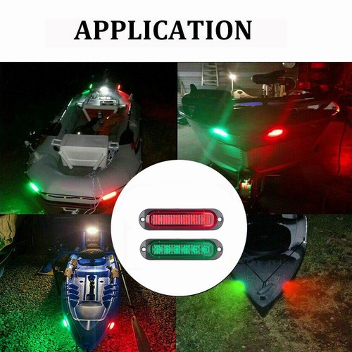 Volt 2pcs green led - green, oval