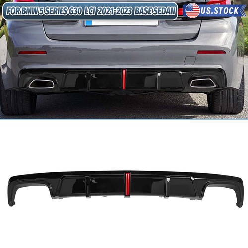Rear bumper diffuser led - diffuser, for