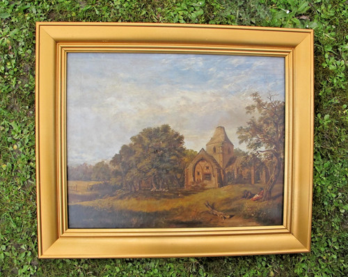 Fine antique idyllic scottish - fine,