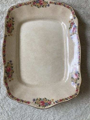 Burslem meat serving platter - burslem,
