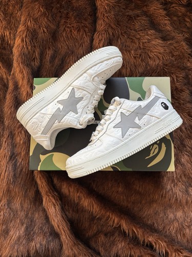 Bapesta white bape camo - bape,