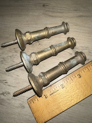 Antique brass door stops - antique,