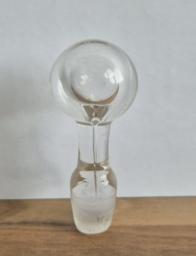 Antique clear cut glass - clear,