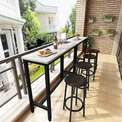 Slate marble bar table - slate,