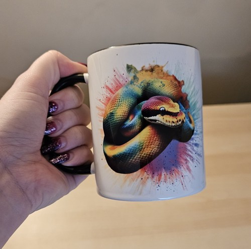 Royal python snake mug - royal,