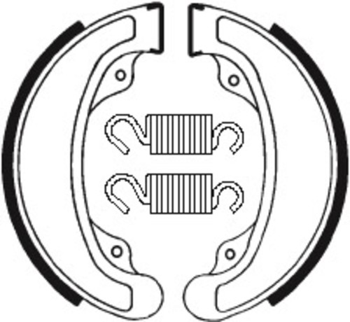 Tecnium brake shoes ba058 - shoes,