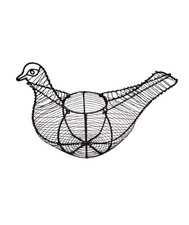 Vintage Style Black Wire