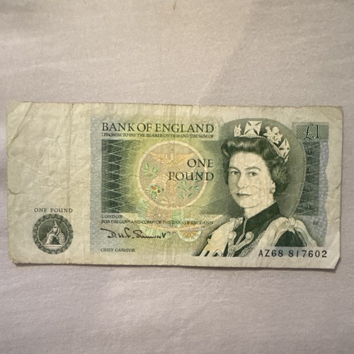 Bank england 1 note - of,