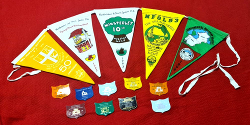 Camping caravan x pennants - &,