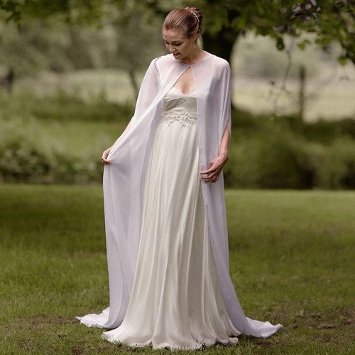 Wedding bridal chiffon long - bridal,