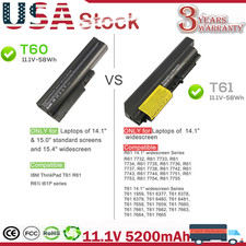 T60 T61 42T4504 Battery for
