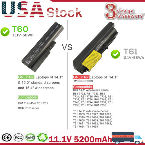 T60 t61 42t4504 battery - 42t4504,