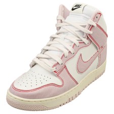 Nike Dunk Hi 1985 Mens Fashion Trainers in White Red - 4.5 UK