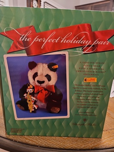 Christopher radko panda steiff - radko,