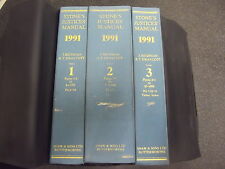 3 VOLS of STONE'S JUSTICES MANUALS 1991  in CARRY CASE/ BOX ** UK FREEPOST **