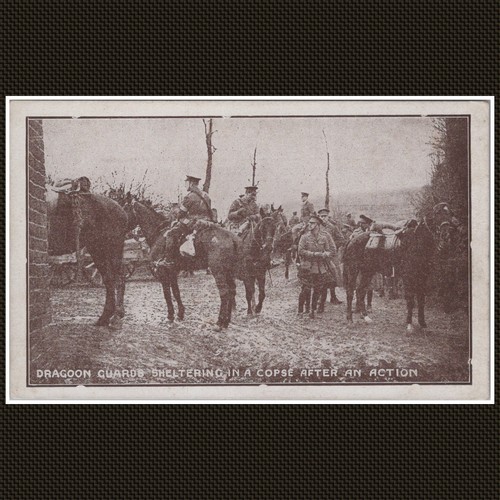 Dragoon guards sheltering a - guards,