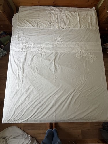 Next white embellished double - white,