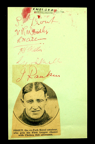 Chelsea 1930 autographs - -, 1930's