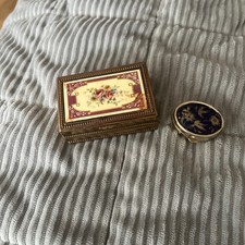 Enamel metal gold tone - enamel,