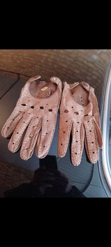 Gloves vintage leather driving - vintage,