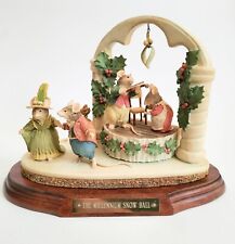 Brambly Hedge Border Fine Arts The Millennium Snow Ball Tableau Boxed