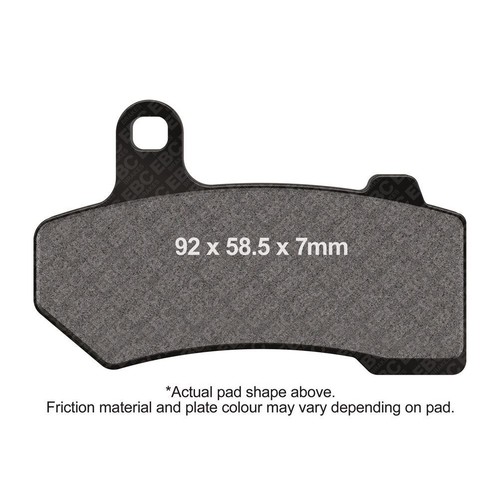 Ebc brake pads front left - ebc,