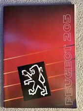 PEUGEOT 205 305 VAN SALES BROCHURE 1988