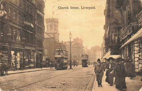 Church street liverpool 1915 - church, street,