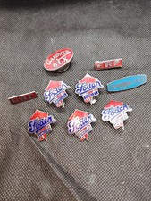 vintage badges from British commercial vehicle manufacturers, Foden,ERF,Gardner.