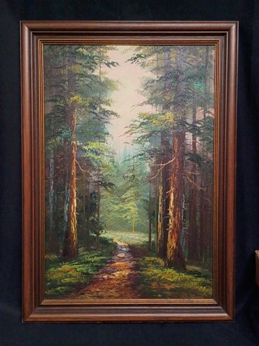 Vtg landscape oil - vtg,