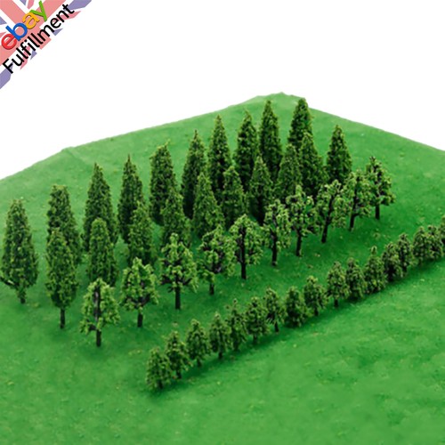 50pcs miniature trees model - miniature,