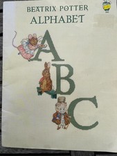 Green Apple Inc Booklet 593 Beatrix Potter Alphabet Cross Stitch Patterns
