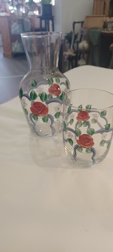 Hand painted bedside water