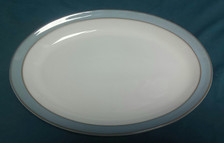 Denby Colonial Blue Oval