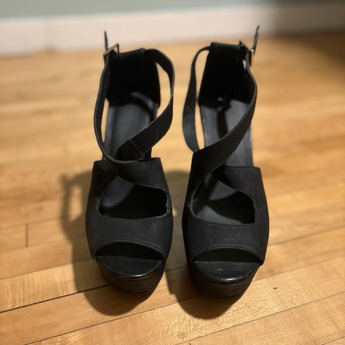 Xhilaration black faux velvet - black,