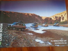 Land Rover All Models price