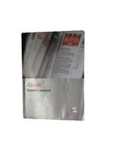 SEAT IBIZA OWNERS HANDBOOK MANUAL PRINT 2003 ( 2001-2005 ) Genuine Original Book