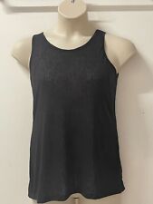 MARKS & SPENCERS Ladies Active Wear Black Sleeveless Vest Top Sizes 8-16